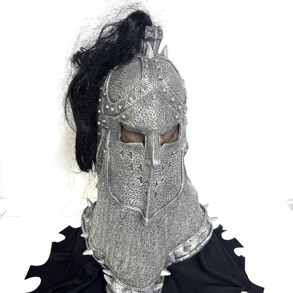 Faux Metal Knight Mask Medieval Renaissance Easter Unlimited Y2K Vintage